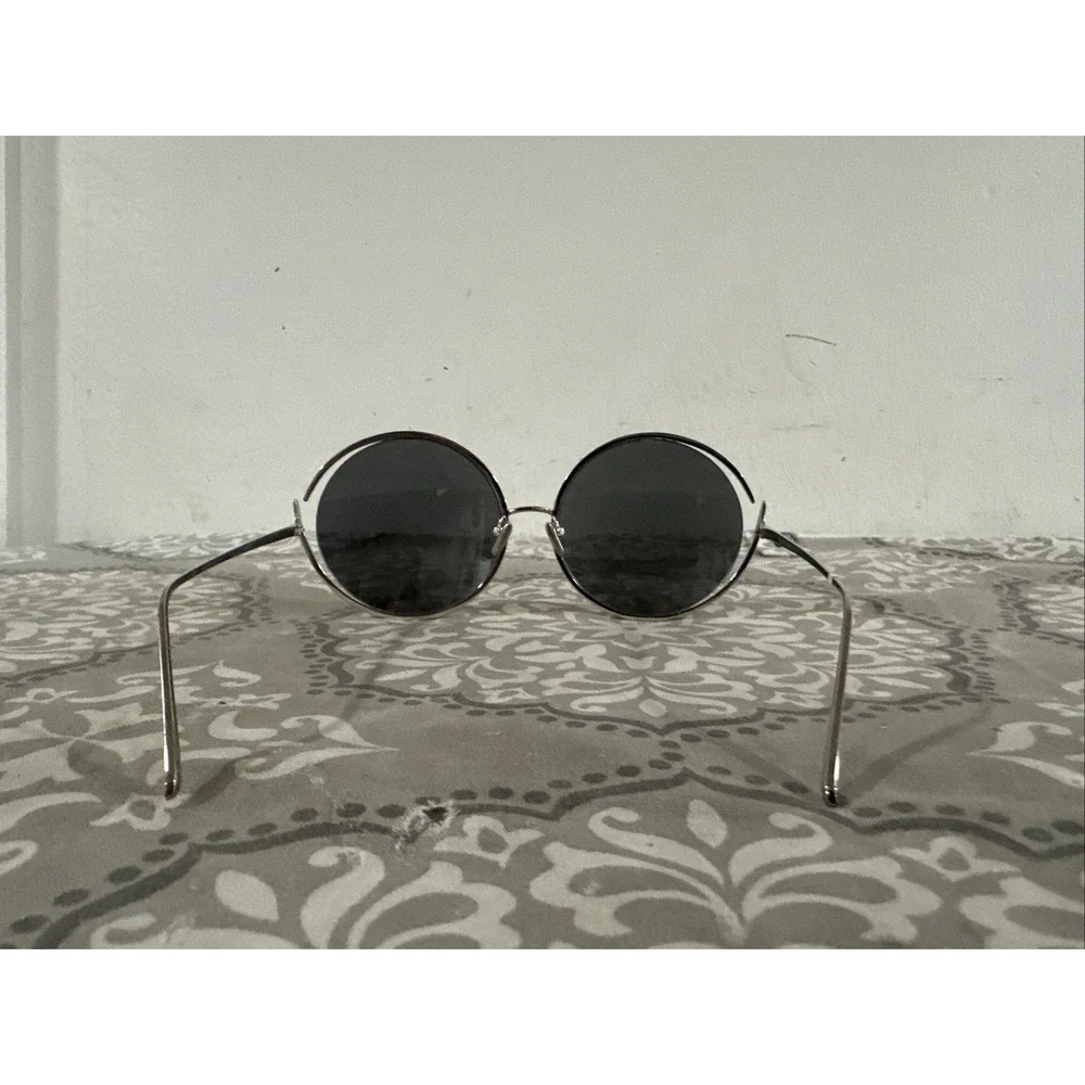 Linda Farrow Oversized Round Mirror Lens Women  LFL680/2 5248 60-17-135
